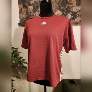 Adidas crop top gym shirt